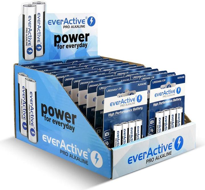 Actual product image Everactive Anzeige LR03 AAA Pro Alkaline (24 Blister mit je 4 Stück) (96 pcs., AAA)