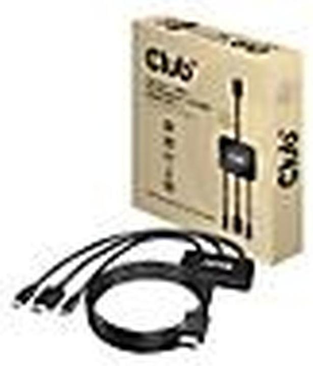 Actual product image Club 3D Active Adapter Multiport to HDMI 4K60Hz (HDMI, Mini DP, USB-C, 8 cm)
