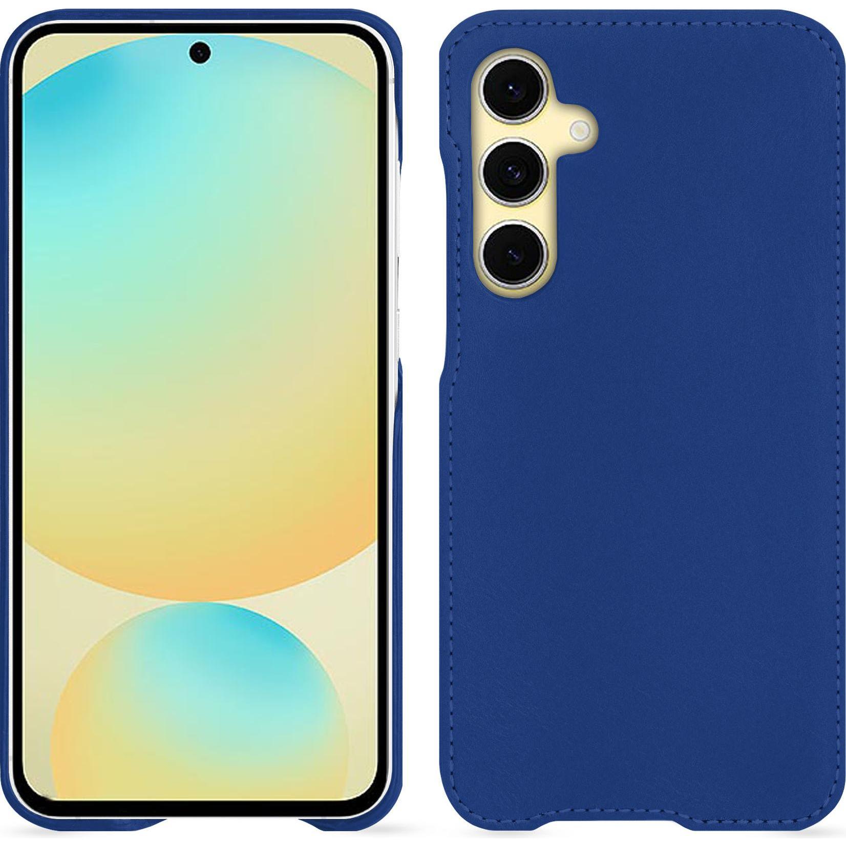 Noreve Lederschutzhülle (Samsung Galaxy S24 FE), Smartphone Hülle, Blau