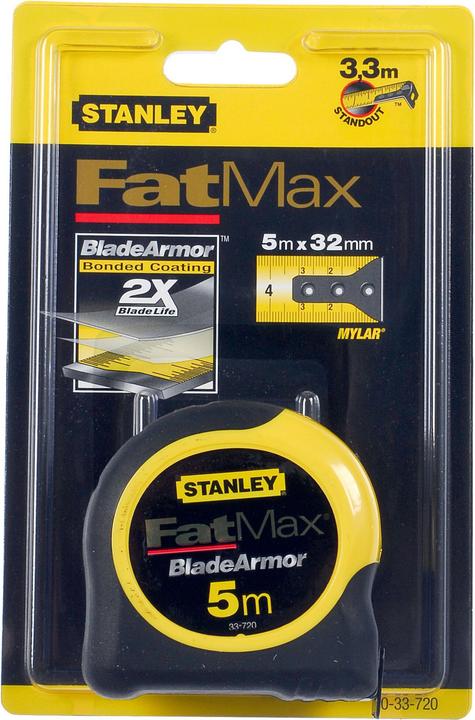 Productafbeelding Stanley Rolmeter Vet Max 5 m breed (5 m)