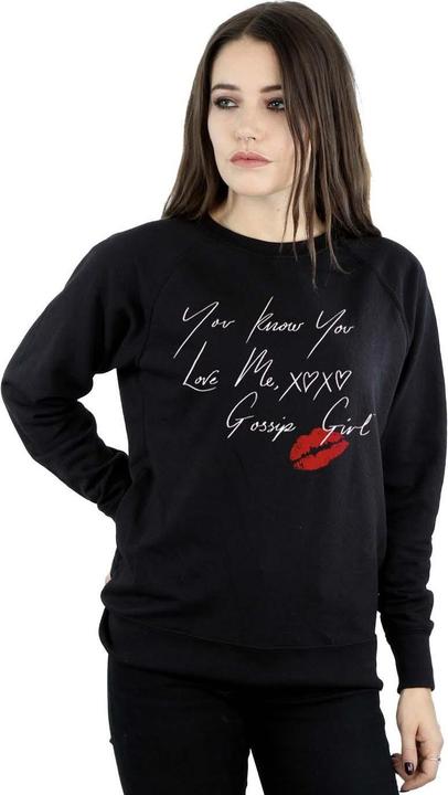 Produktbild Gossip Girl You Know You Love Me Sweatshirt (L)