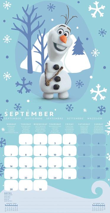 Image du produit Pyramid Disney Frozen Square Calendar 2026 30x30 (Spécial)