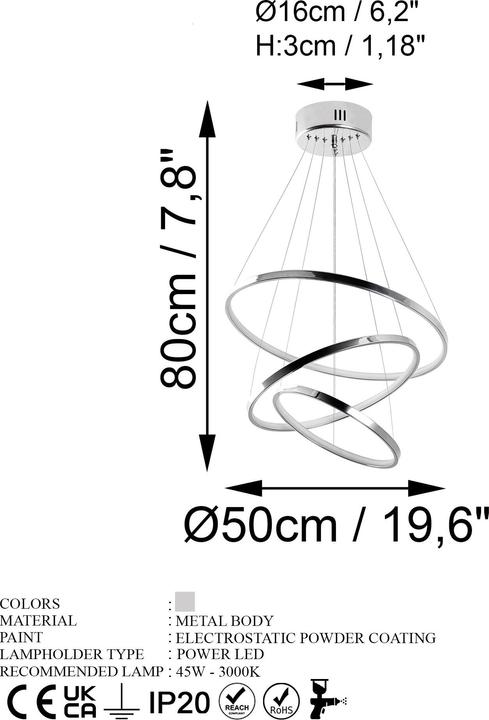Immagine prodotto Opviq Simit Chandelier