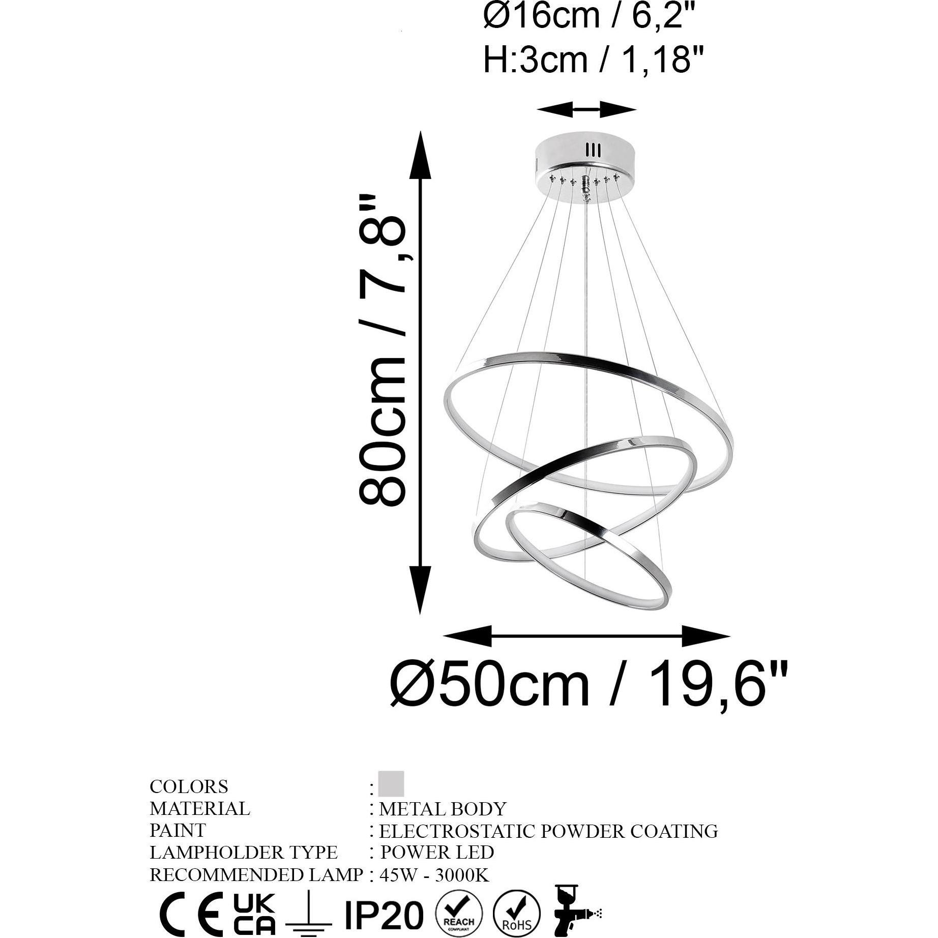 Thumbnail - Opviq, Pendelleuchte, Simit Chandelier