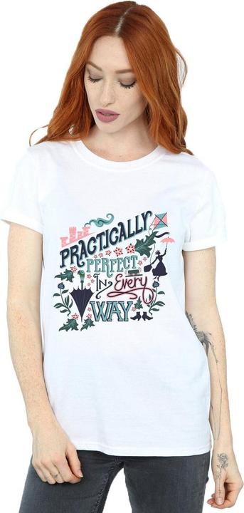 Immagine prodotto Mary Poppins Pratica Maglietta boyfriend in cotone perfetta in tutti i sensi (XL)
