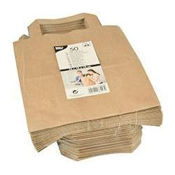 Thumbnail - Papstar, Geschenkverpackung, Papier-Tragetasche, 180 x 100 x 220 mm, braun aus Kraftpapier, 70 g/qm, Tragkraft: 4 kg, mi...
