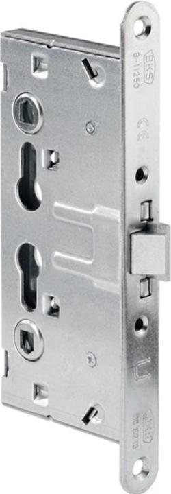 Actual product image BKS Fire protection mortise lock 1125 PZW 24/65/72/9 mm DIN left / right galvanised rounded (Mortise lock)
