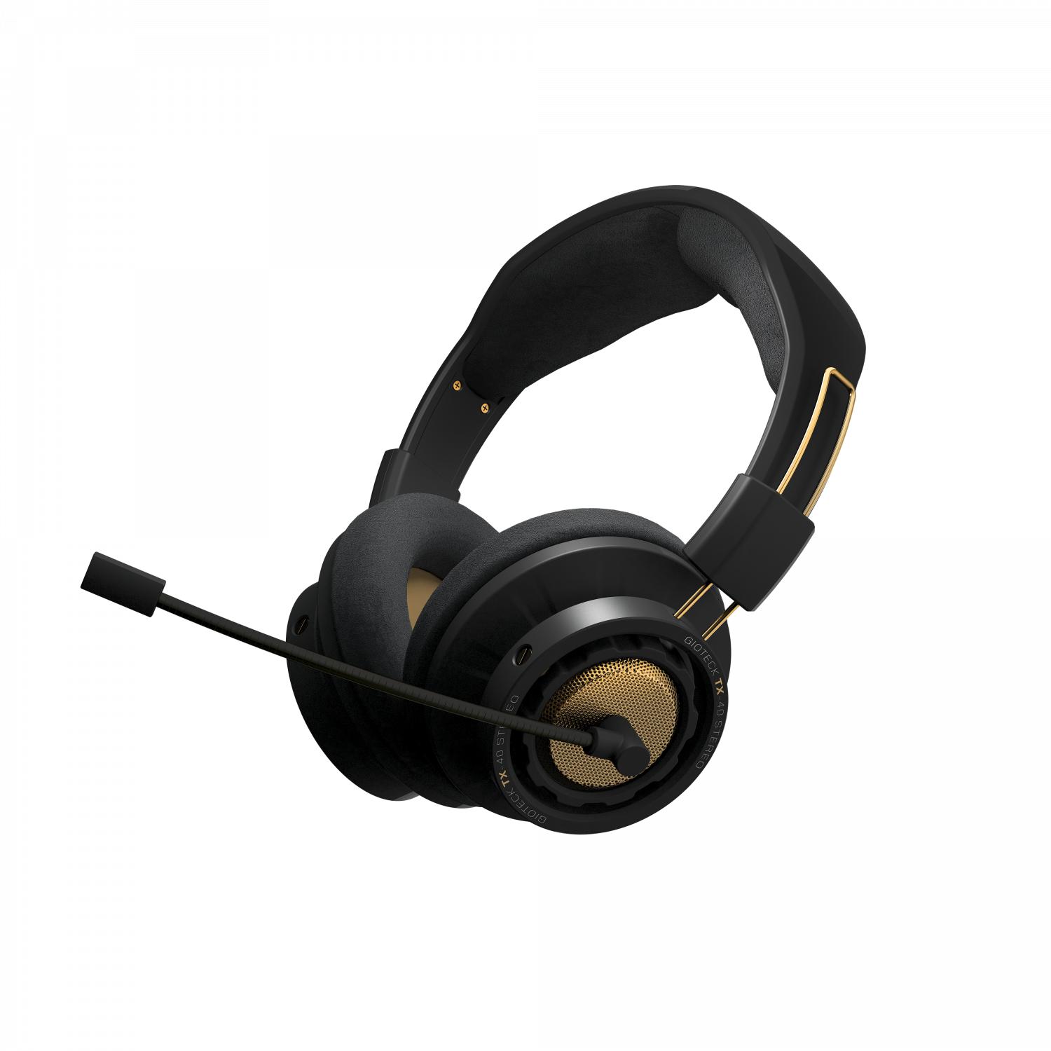 Gioteck TX40S (Kabelgebunden), Gaming Headset, Schwarz, Bronze