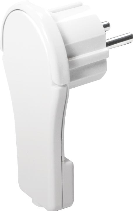 Productafbeelding LogiLink Platte hoekplug wit