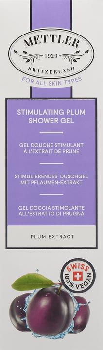 Actual product image Mettler1929 stimulating shower gel with plum extract (200 ml)
