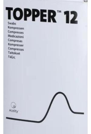Produktbild Topper 12 NW Kompressen 5x5cm steril 45 Btl 2 Stk