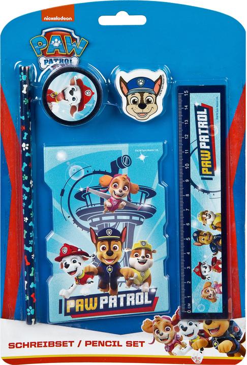Actual product image Undercover Writing set Paw Patrol 5 pieces (Blue, Colored)