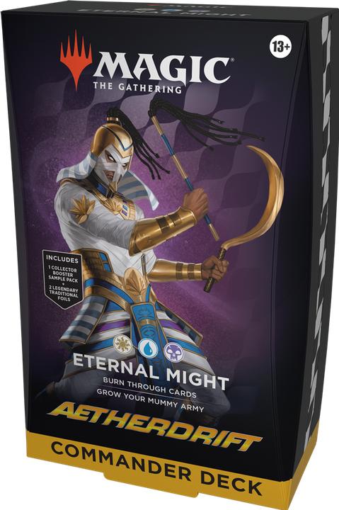 Actual product image Magic the Gathering Magic: The Gathering - Aetherdrift - Commander Deck Bundle (English, Commander)
