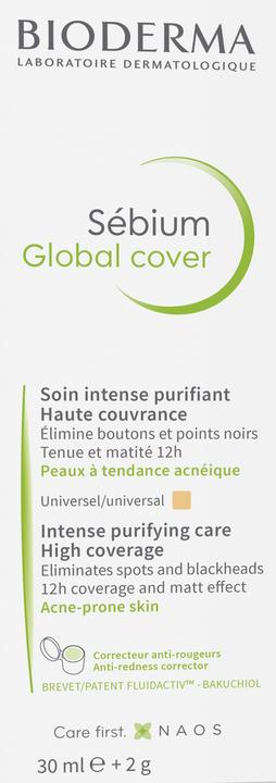 Image du produit Bioderma Sebium Couverture globale (30 ml)