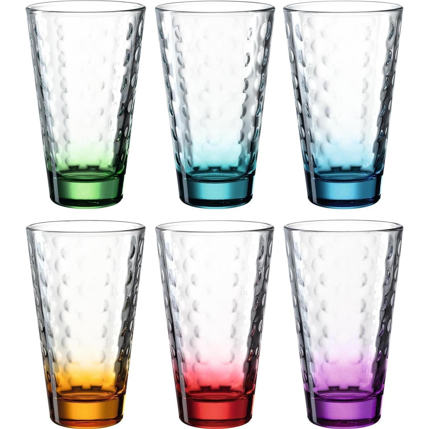 Leonardo Trinkglas Optic, Trinkgläser, Mehrfarbig