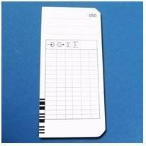 Actual product image Bürk STAMP CARD TYPE 2-4 F. K875