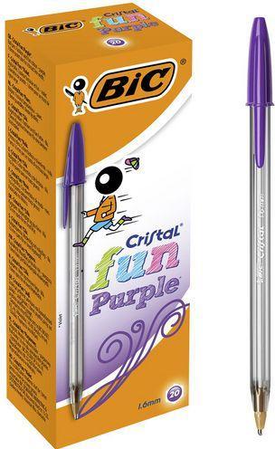Actual product image Bic Biros Cristal 20 pieces purple (Violet, 20x)