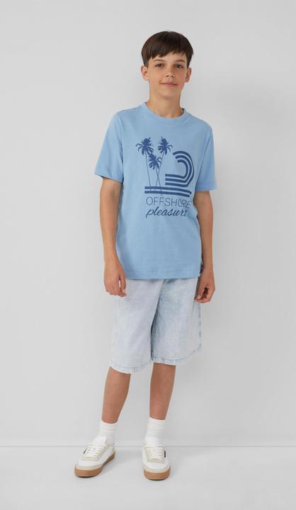Immagine prodotto S.Oliver T-Shirt Jersey-T-Shirt mit gummiertem Frontprint (170, 176)