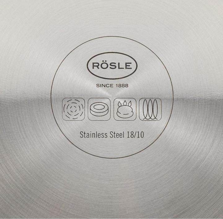 Actual product image Rösle Bratpfanne Roesle Bratpfanne ELEGANCE 24cm ProPlex (Frying pan, Stainless steel, 24 x 8 cm)