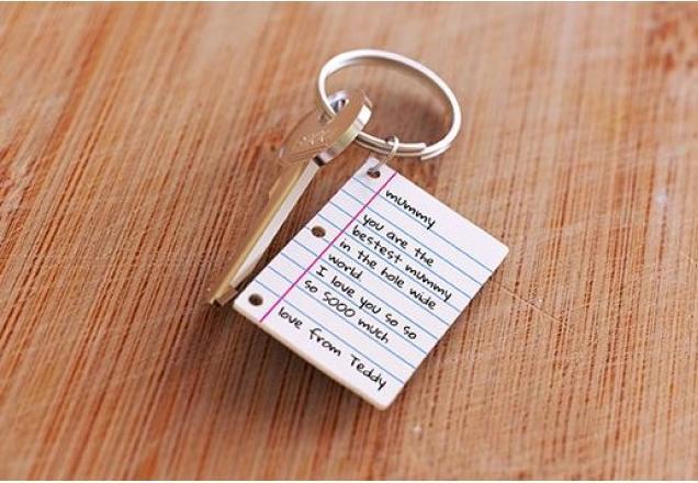 Actual product image Pikkii DIY Keyring Set - Little Letter