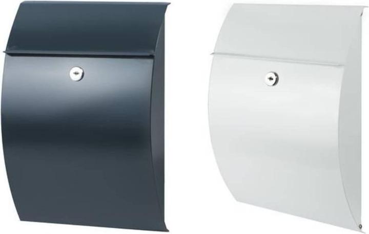Actual product image Burg Wächter Capri 813 W sheet steel letterbox