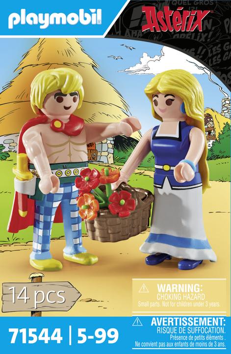 Immagine prodotto Playmobil Asterix: Tragicomix e Falbala (71544, Playmobil Asterix)