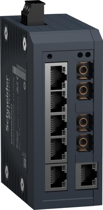 Produktbild Schneider Electric Schneider Modicon MCSESU083F2CS0Unmanaged Switch 6 Ports für Kupfer - Switch - K (8 Ports)