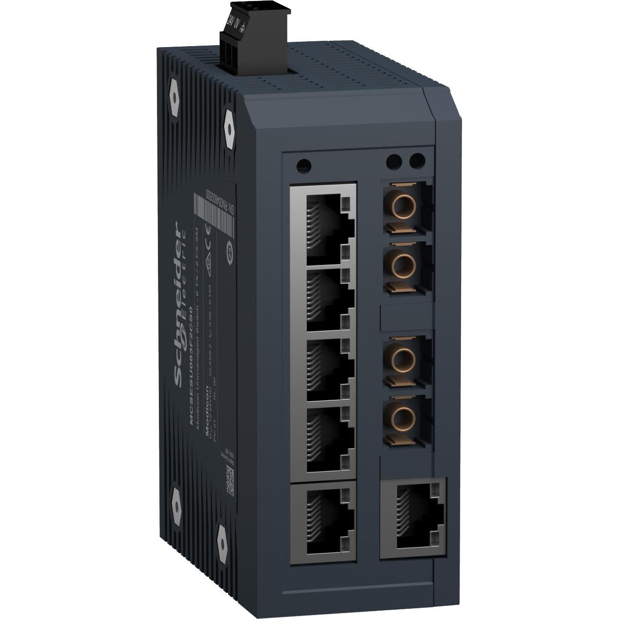 Schneider Electric Schneider Modicon MCSESU083F2CS0Unmanaged Switch 6 Ports für Kupfer - Switch - K (6 Ports), Netzwerk ...