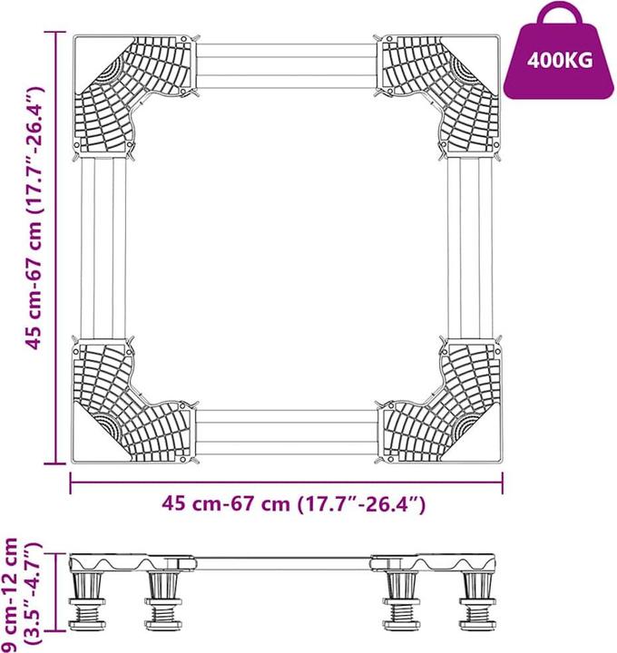 Actual product image vidaXL Waschbasis