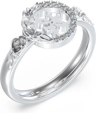 Guess Damenring Jubr05042Jwrh56 Silberfarben 16 (16)