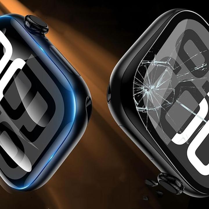 Produktbild Tech-Protect EASY SET FLEX+ HYBRIDGLAS 3-PAKET APPLE WATCH 10 / 11 (42 MM) SCHWARZ (Schutzfolie)