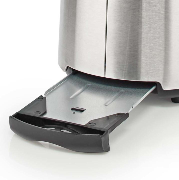 Image du produit Nedis Grille-pain Série Acier inoxydable 2 fentes Niveaux de brunissage : 7 Fonction de décongélation