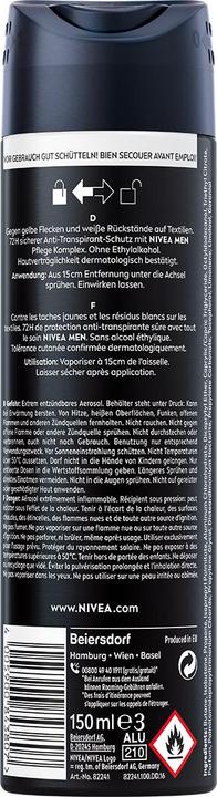 Image du produit NIVEA MEN Black & White Invisible Original Spray (Spray, 150 ml)