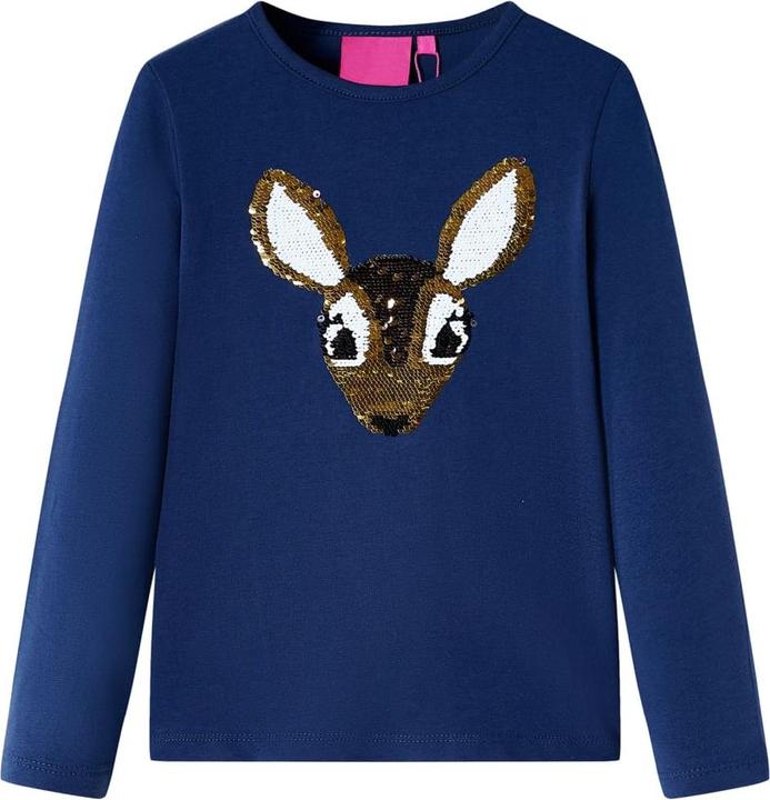 Immagine prodotto vidaXL Camicia da bambino a maniche lunghe rosa lampone 104,Materiale: 95 (104)