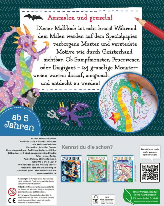 Immagine prodotto Immagini magiche - mostri e draghi