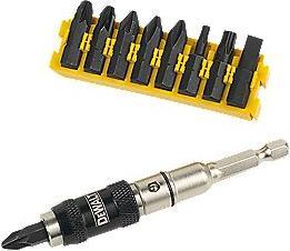 Actual product image DeWalt Juego de puntas de atornillado Impact Torsion con punta guía pivotante (10 piezas) Silver