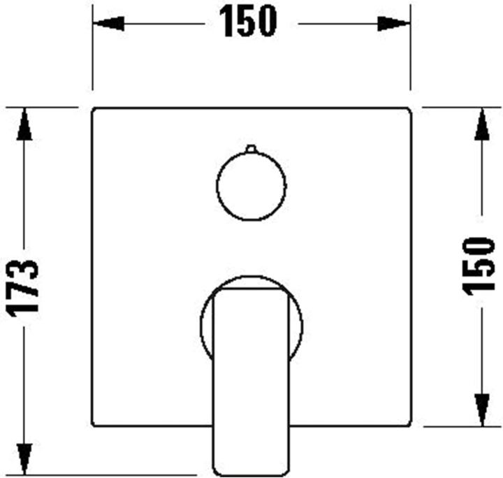 Productafbeelding Duravit Miscelatore monocomando da incasso per vasca Manhattan, consumatore 2, MH5210012