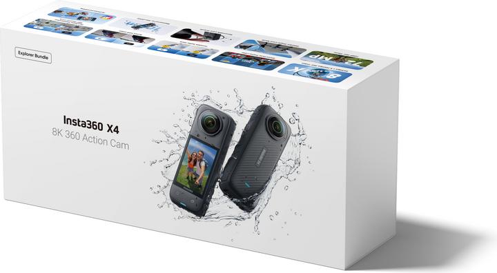 Immagine prodotto Insta360 X4 Explorer Bundle (30p, Bluetooth, WiFi)