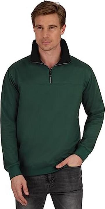 Produktbild Trigema Klassisches Sweatshirt mit Ritssluiting und Manchetten (XL)