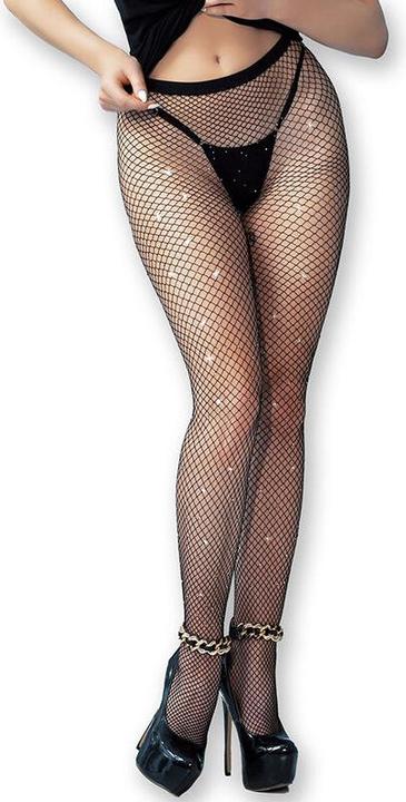 Produktbild Chilirose Strass-Netzstrumpfhose CR4654 (M, S)