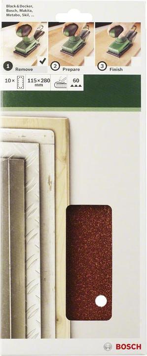 Produktbild Bosch Zubehör Schwingschleifer Schleifblatt-Set K40 (40)