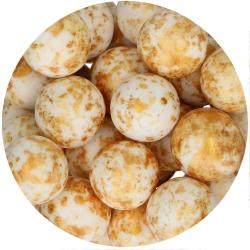 Produktbild FunCakes Crispy XL Schokoladenkugeln Matt Gold Splash, 130 g