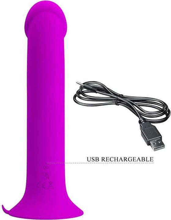 Actual product image Pretty Love Murray Vibrating Dildo 19 cm