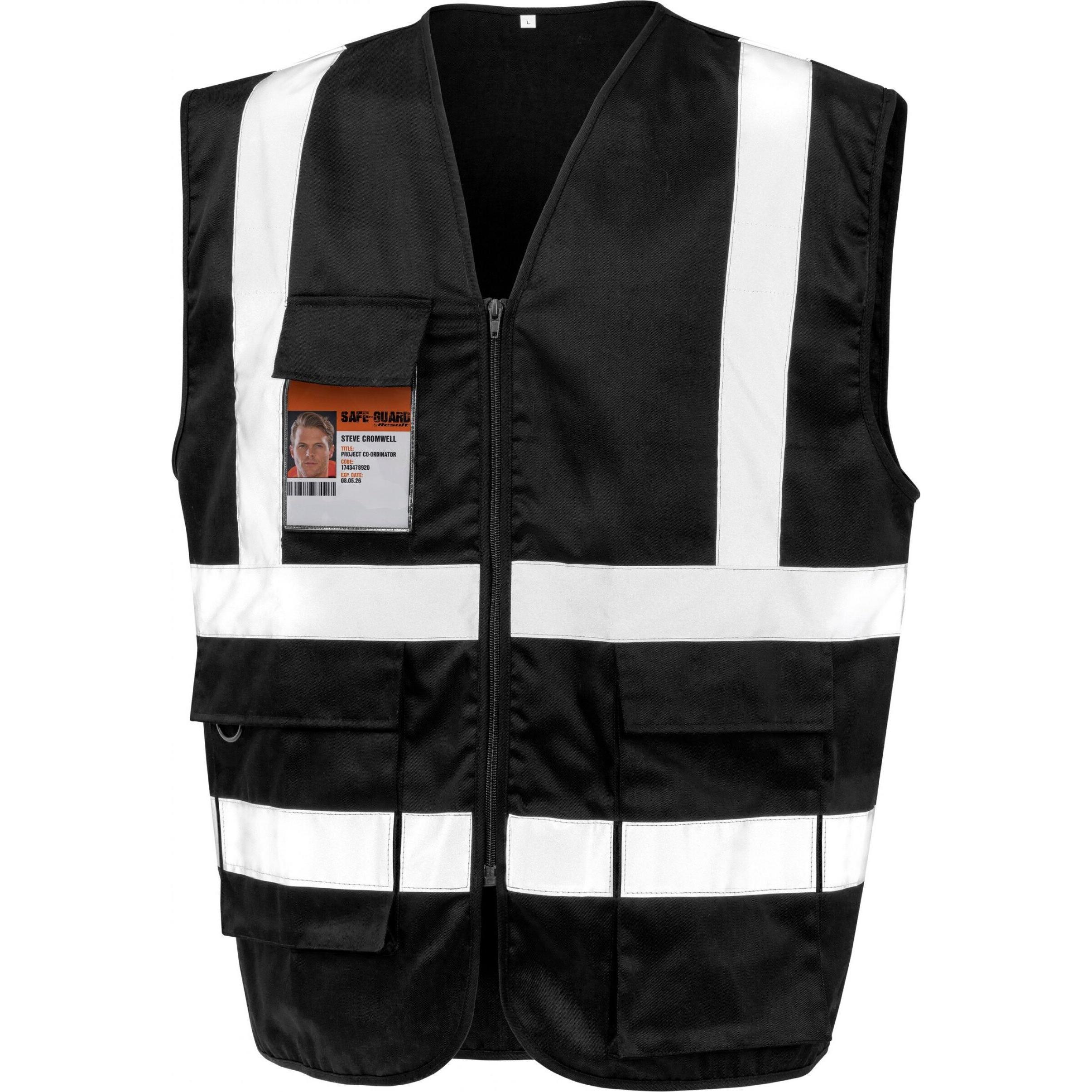 Regatta, Warnweste + Warnshirt, Sicherheitsweste mit Reissverschluss (M)