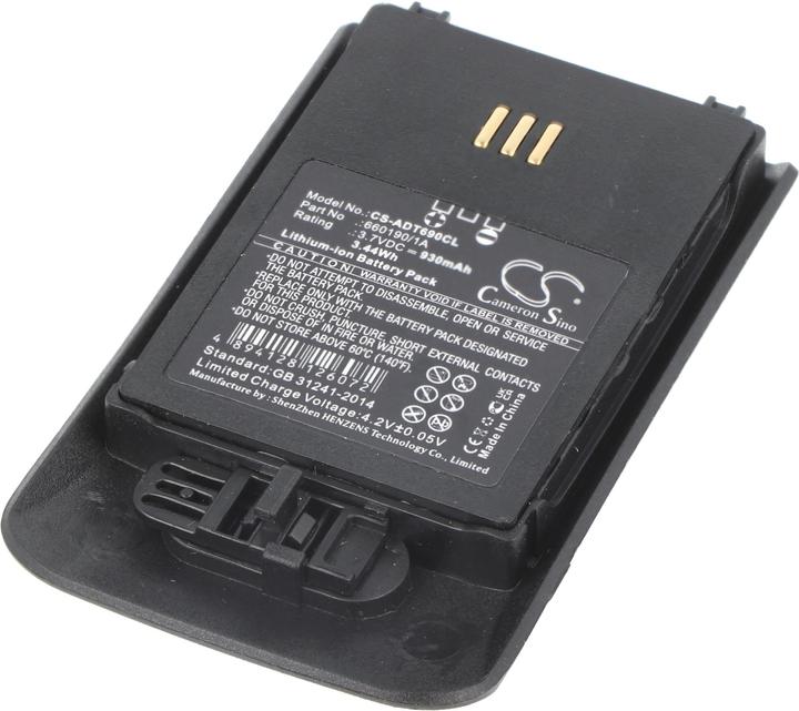 Image du produit XCell Batterie de rechange compatible avec DeTeWe Aastra DT690, DT692 3,7 Volt 930mAh, 72,9x43,8x9mm