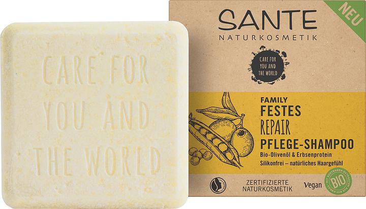 Produktbild Sante Festes Repair Shampoo Bio Olivenöl & Erbsenprotein (Flüssiges Shampoo)