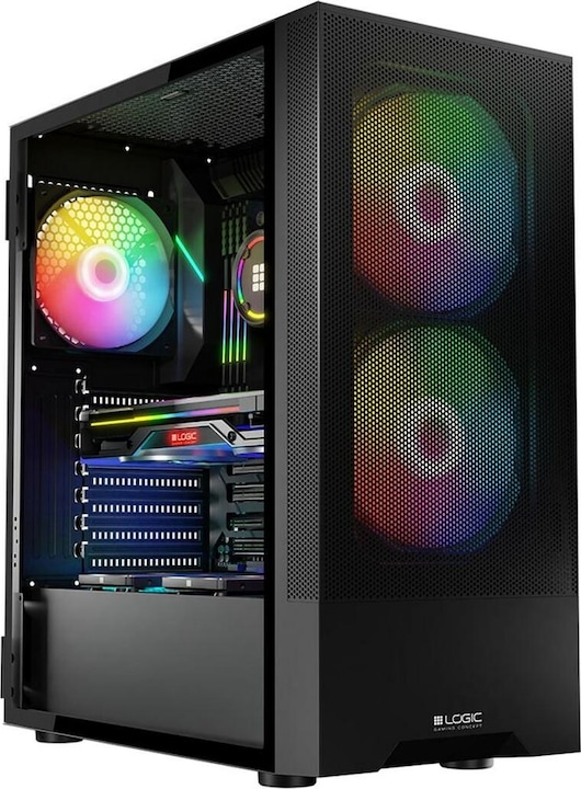 Image du produit Logic ARYA ARGB MINIDI Boîtier USB 3.0 noir (ATX)