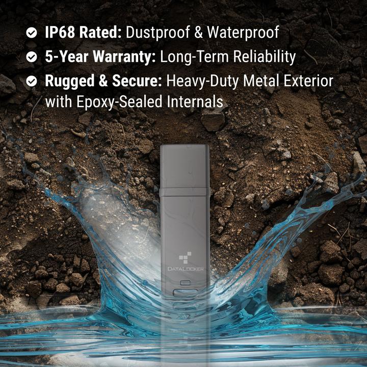 Immagine prodotto Origin Storage DataLocker DL GO, 4 GB, USB tipo A, 3.2 Gen 2 (3.1 Gen 2), 160 MB/s, Cuffia, Grigio (4 GB, USB-A)