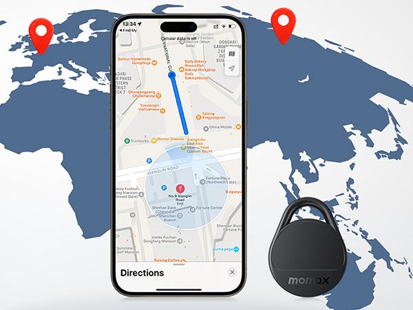 Image du produit Momax Pinpop Keyfinder - Noir (iOS)