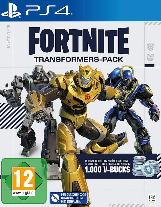 Epic Fortnite - Transformers Pack (Code in a Box) (PS4, DE)